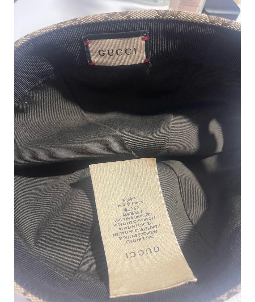 GUCCI Золотая кепка/бейсболка, фото 4