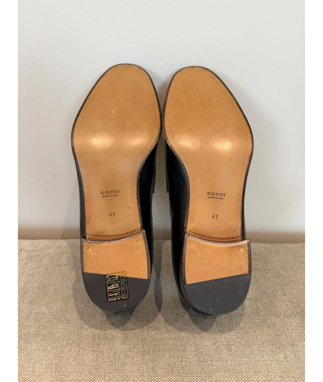 GUCCI Мульти кожаные лоферы, фото 5