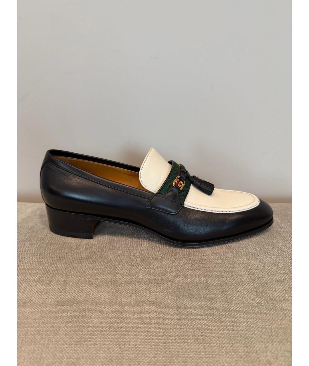 GUCCI Мульти кожаные лоферы, фото 8