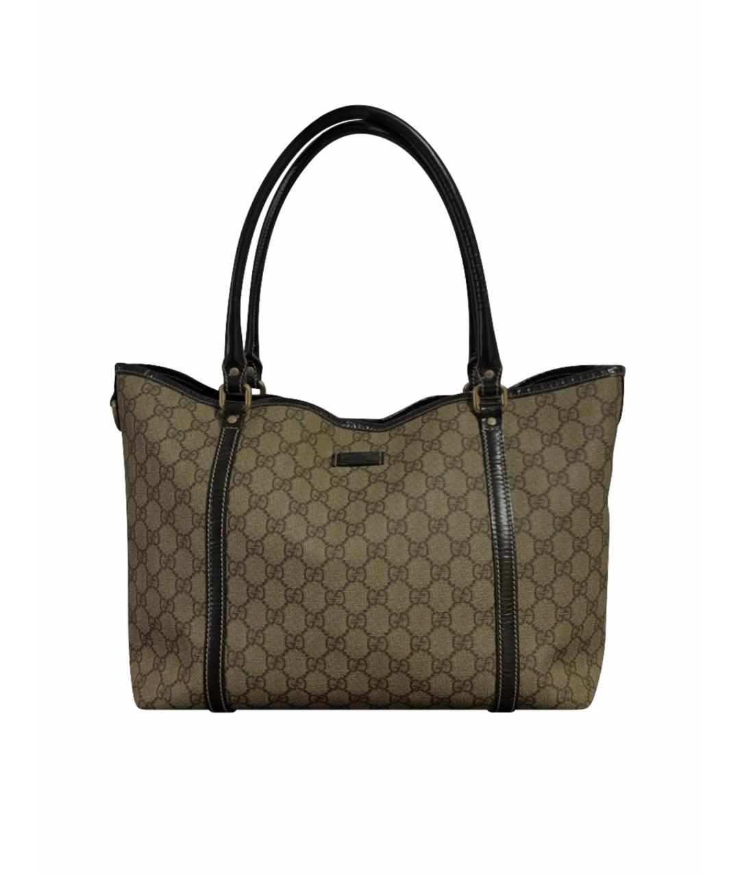 GUCCI Бежевая сумка тоут, фото 1