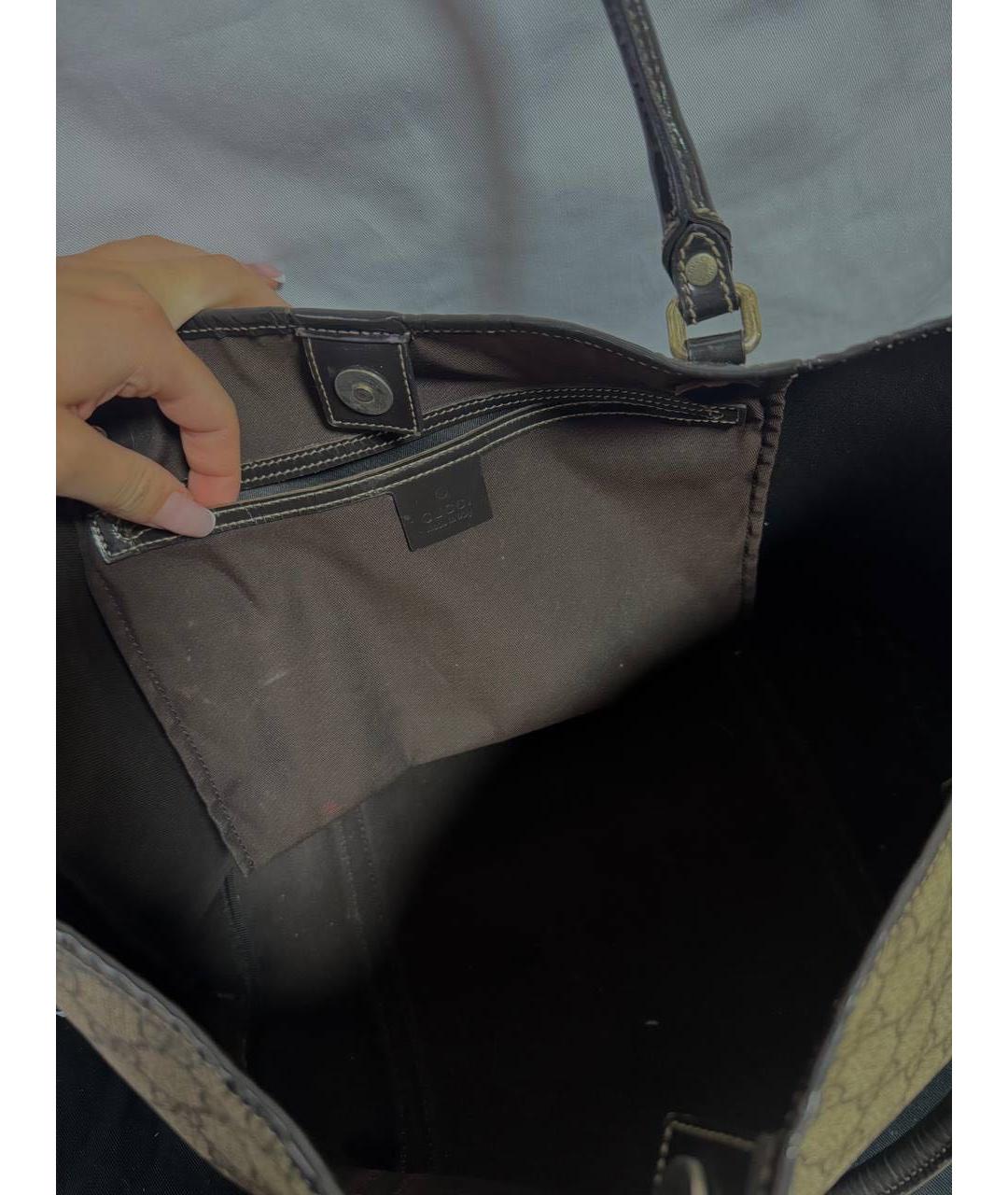 GUCCI Бежевая сумка тоут, фото 4
