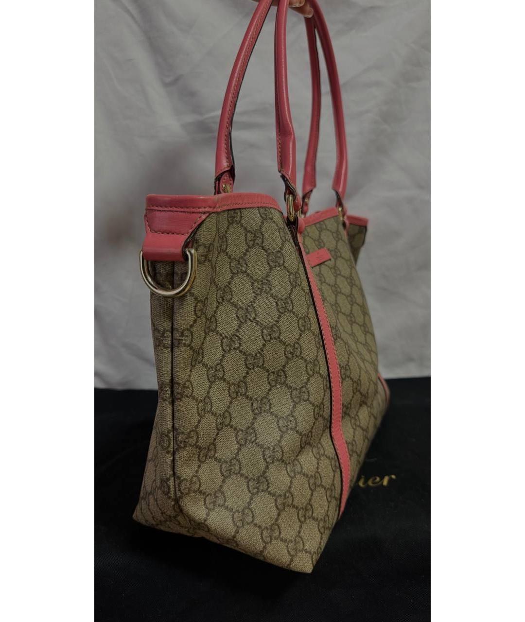 GUCCI Бежевая сумка тоут, фото 2