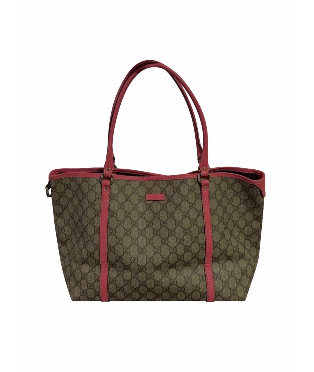 GUCCI Бежевая сумка тоут, фото 1