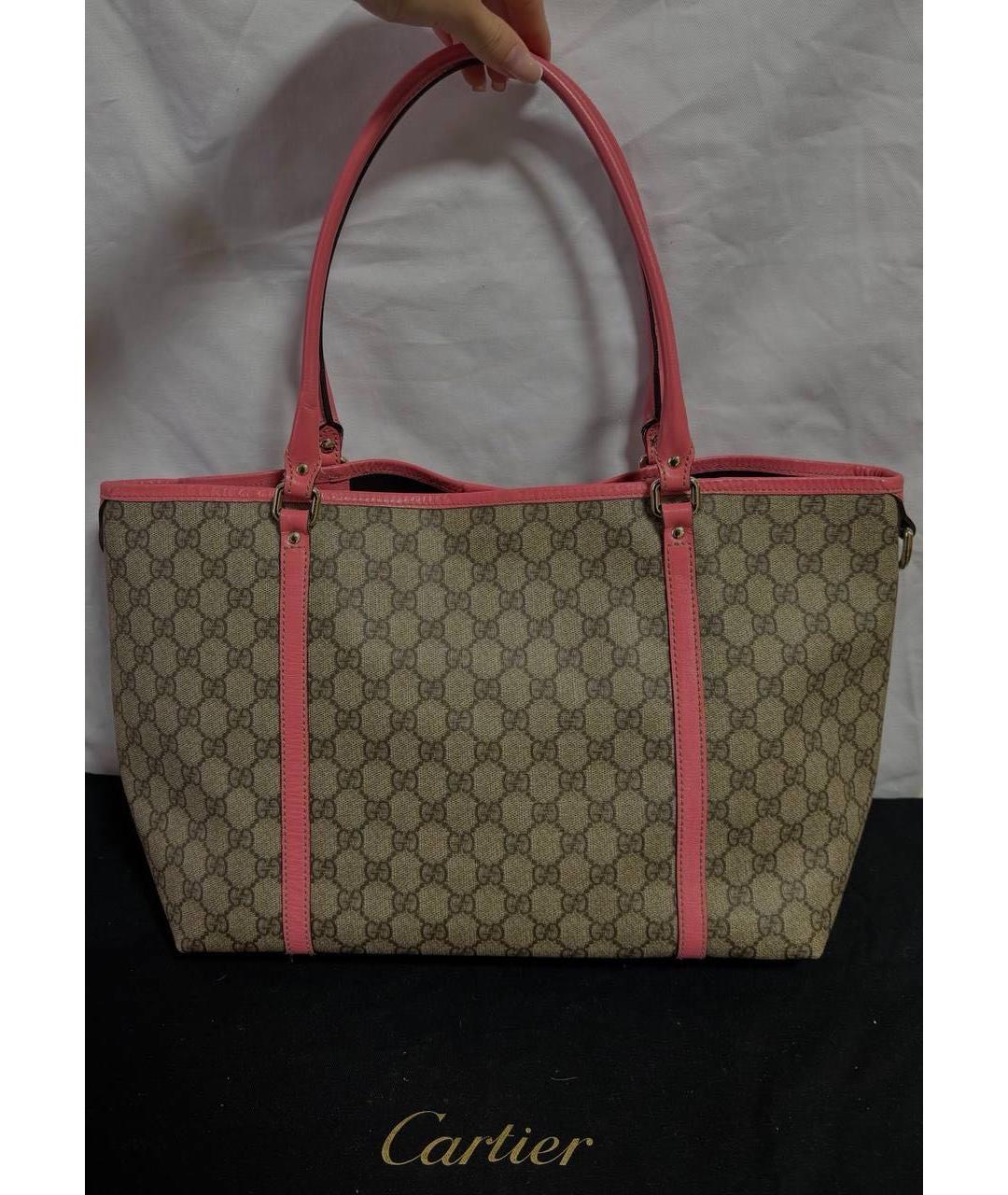 GUCCI Бежевая сумка тоут, фото 3
