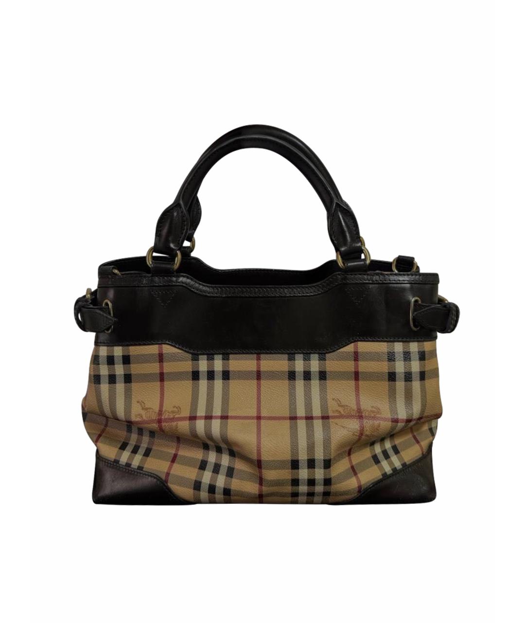 BURBERRY Черная сумка с короткими ручками, фото 1
