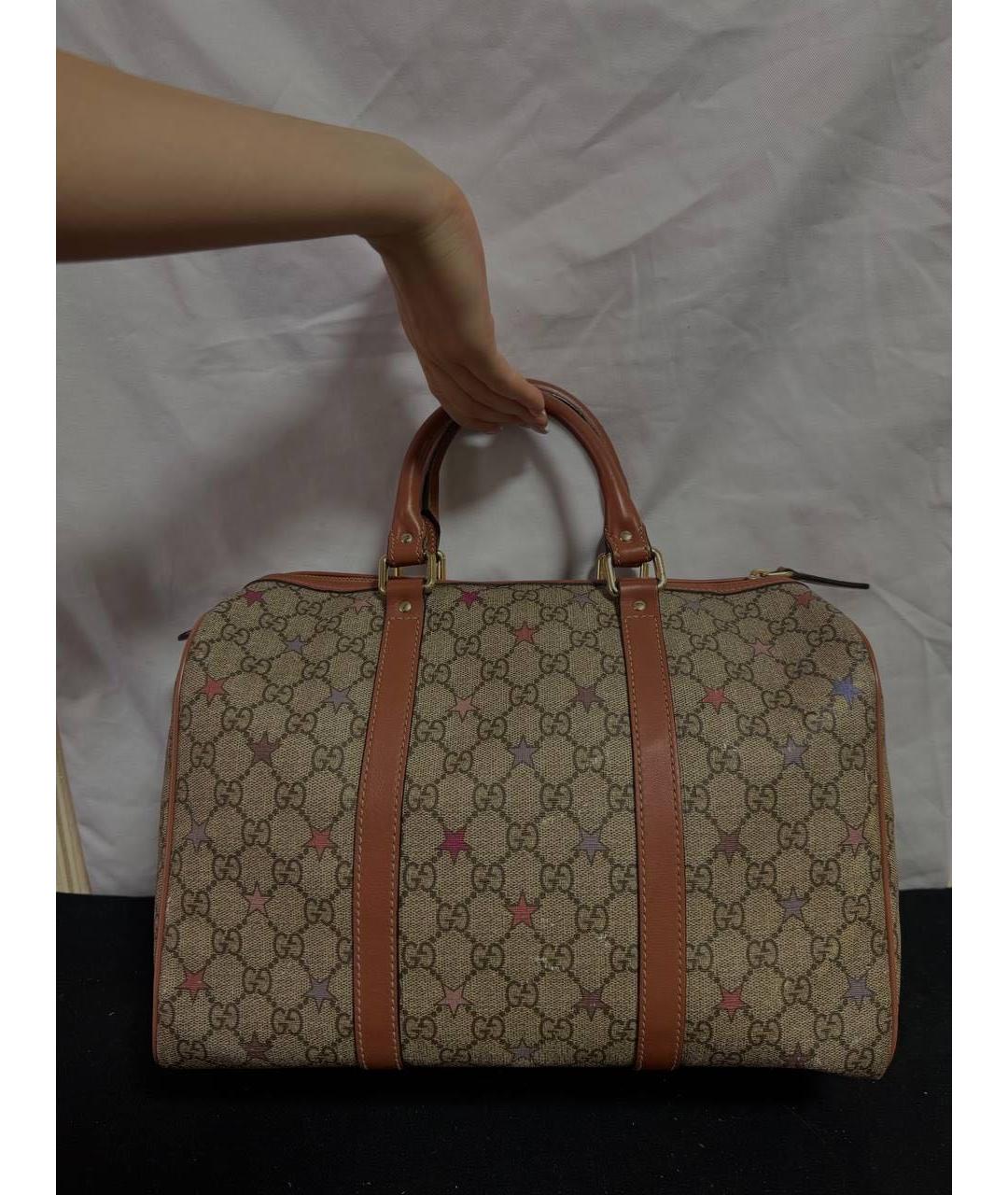 GUCCI Коричневая сумка с короткими ручками, фото 3