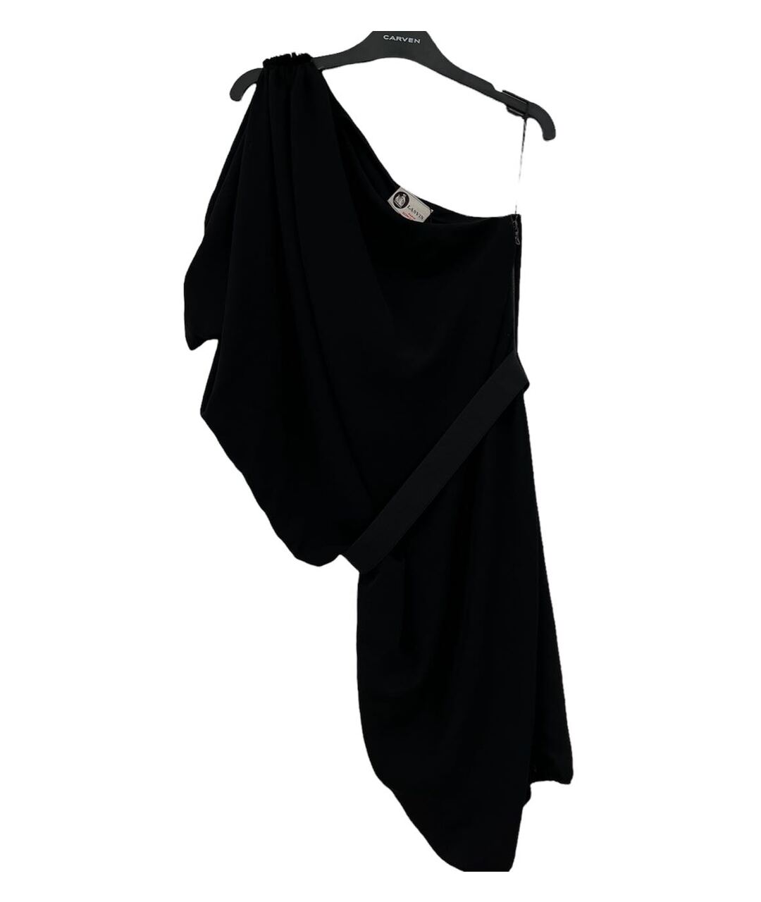 LANVIN Черное полиэстеровое вечернее платье, фото 1