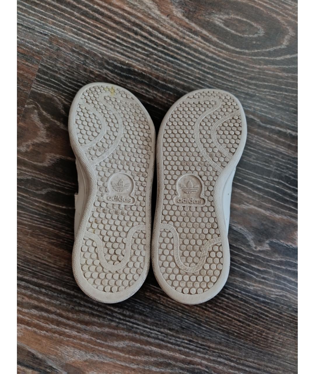 ADIDAS Белые кожаные кеды, фото 5