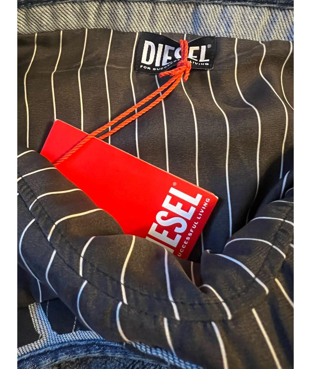 DIESEL Черная хлопковая майка, фото 3