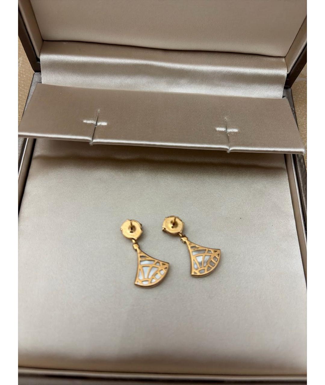 BVLGARI Золотые серьги из розового золота, фото 3