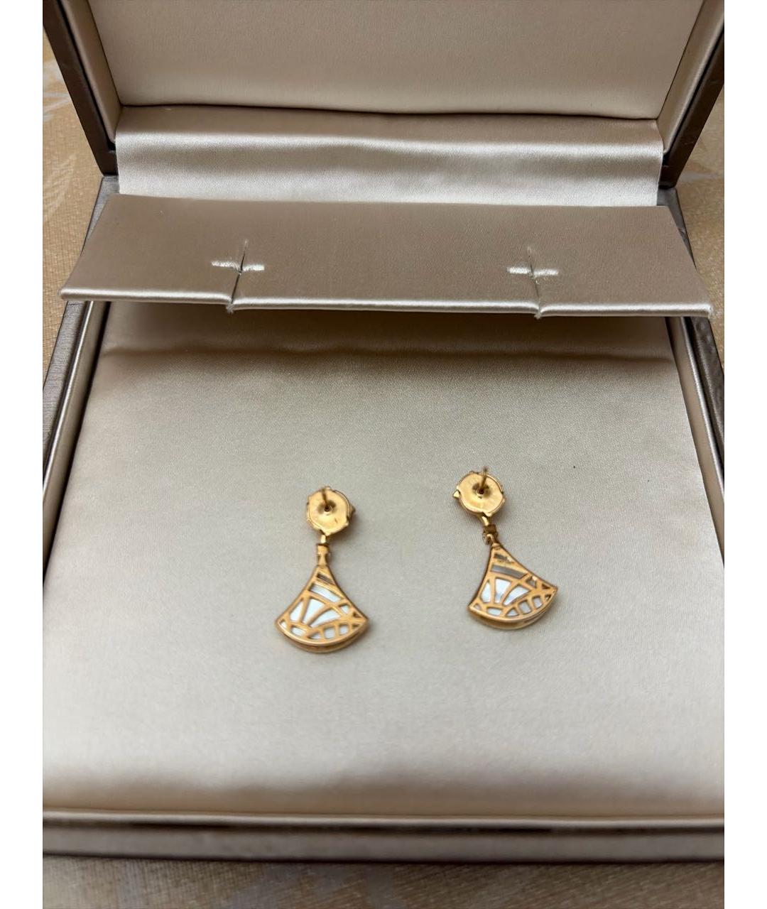 BVLGARI Золотые серьги из розового золота, фото 2
