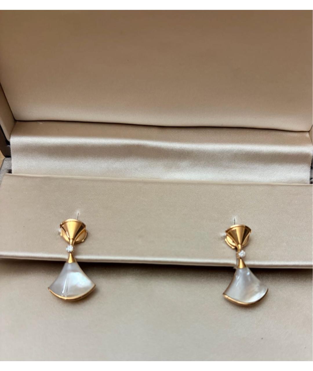 BVLGARI Золотые серьги из розового золота, фото 5