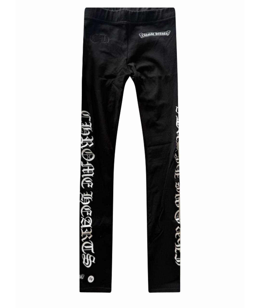 CHROME HEARTS Черные хлопковые капри, фото 1