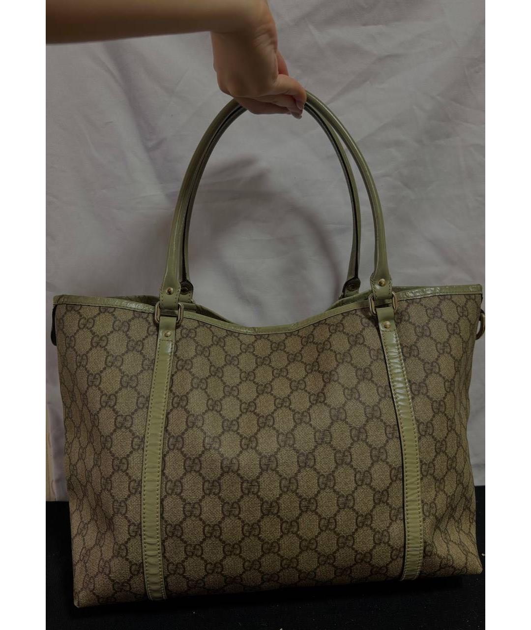 GUCCI Бежевая сумка тоут, фото 3