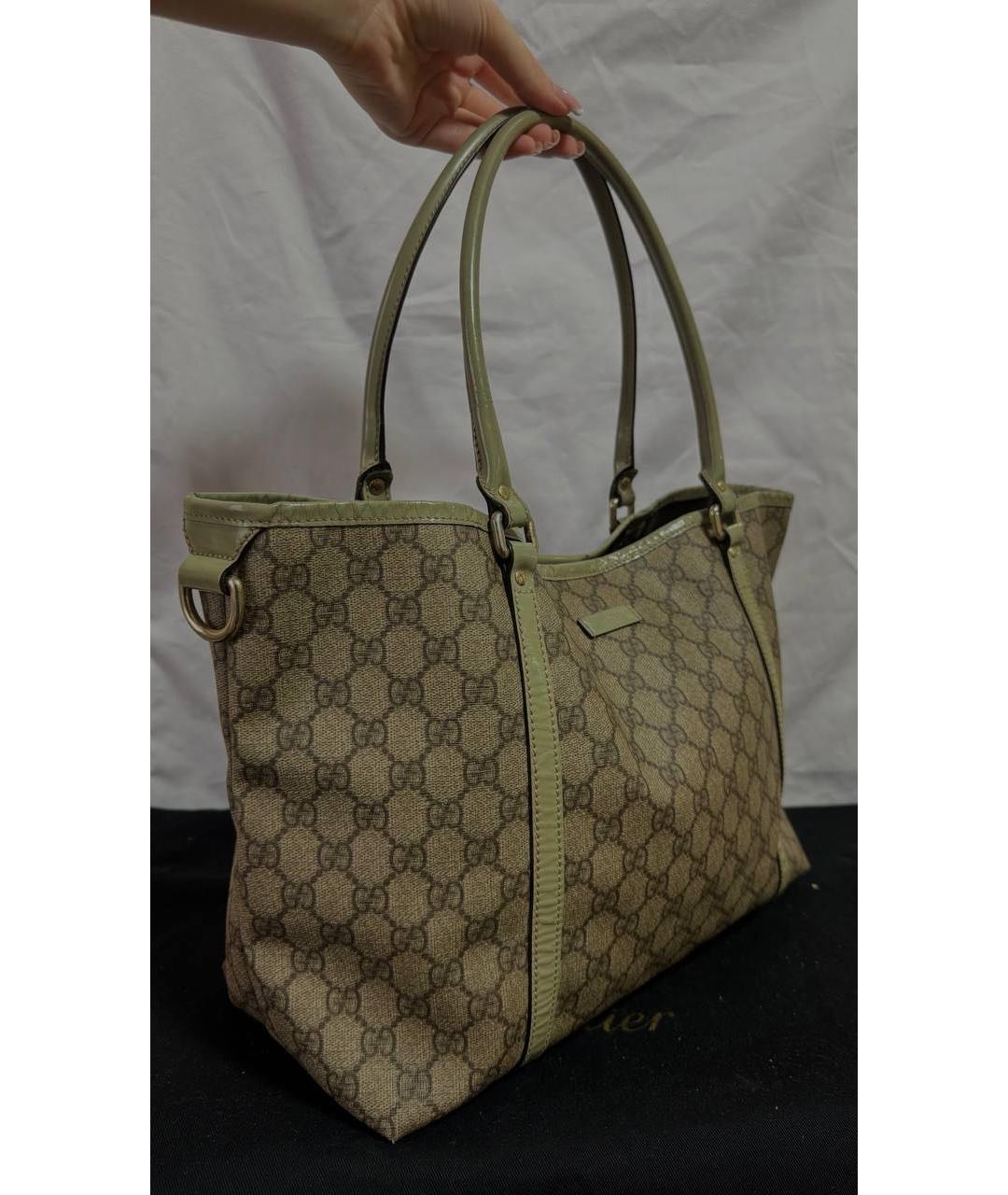 GUCCI Бежевая сумка тоут, фото 2