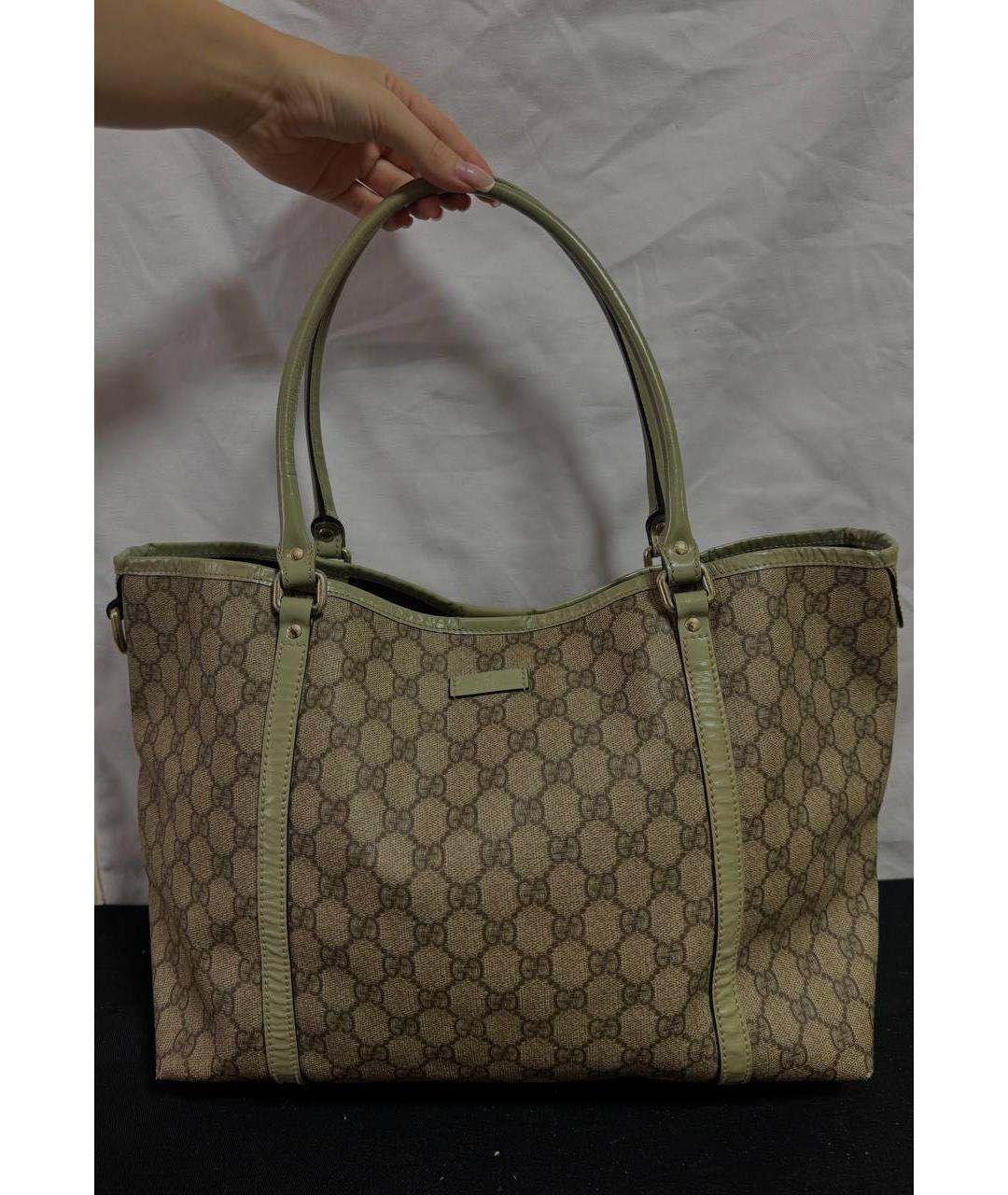 GUCCI Бежевая сумка тоут, фото 5