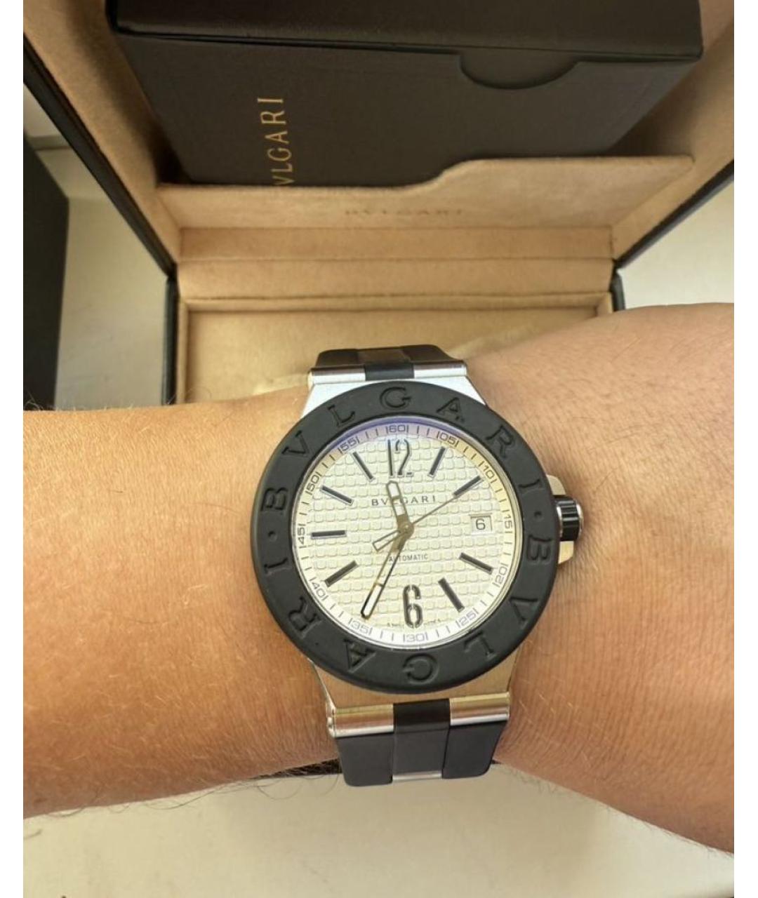 BVLGARI Белые часы, фото 4