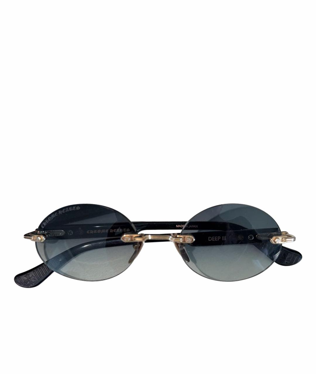 CHROME HEARTS Коричневые деревянные солнцезащитные очки, фото 1
