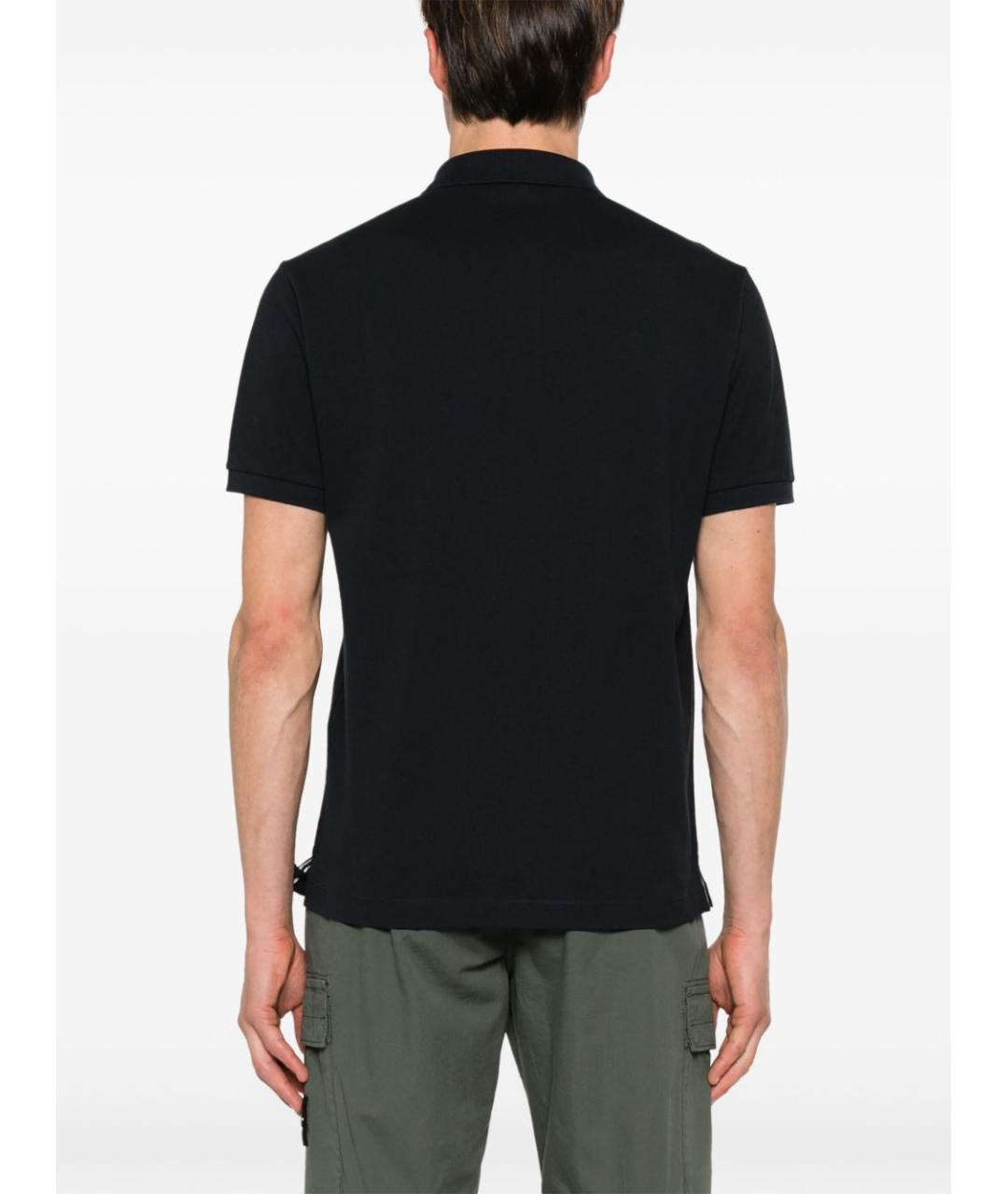 STONE ISLAND Синяя хлопковая футболка, фото 3