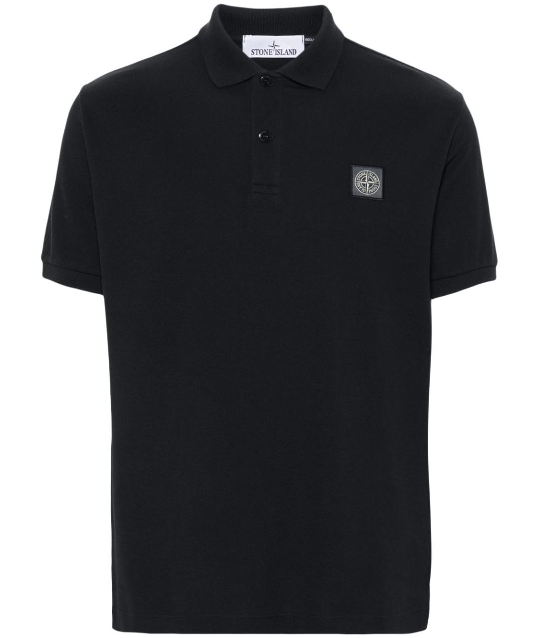 STONE ISLAND Синяя хлопковая футболка, фото 1