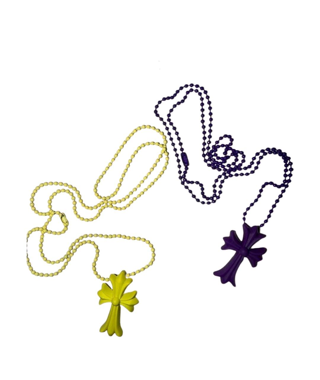 CHROME HEARTS Желтая пластиковая подвеска, фото 1