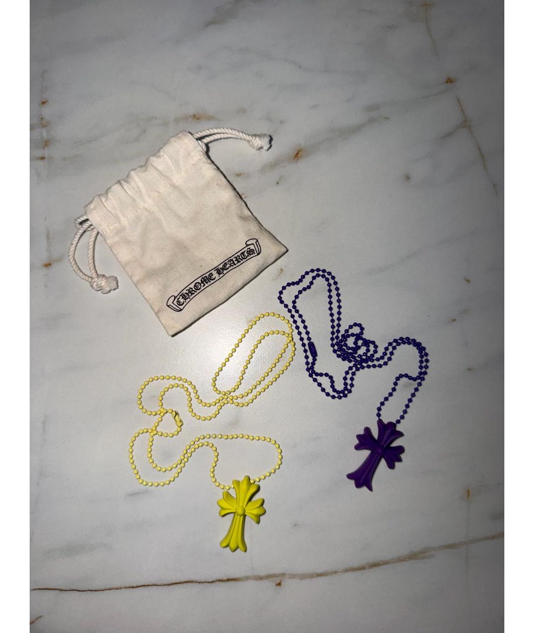 CHROME HEARTS Желтая пластиковая подвеска, фото 2