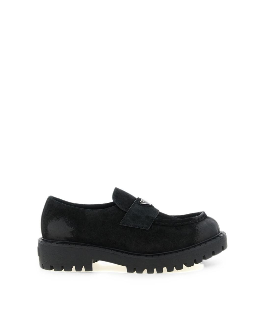 PRADA Черные лоферы, фото 1