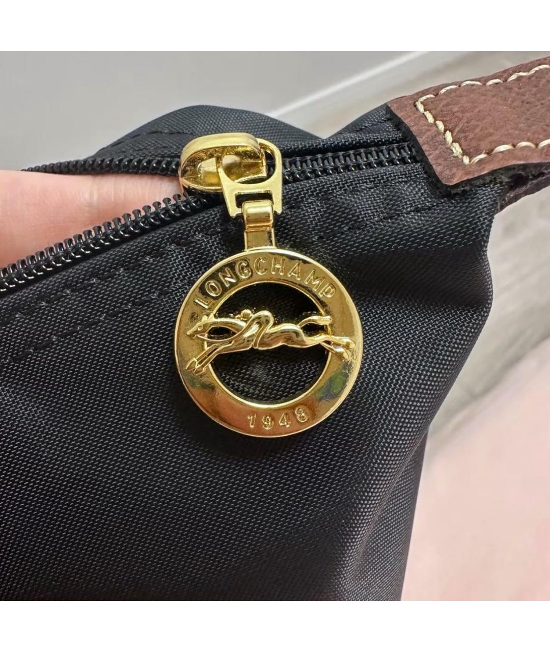 LONGCHAMP Черная сумка тоут, фото 7