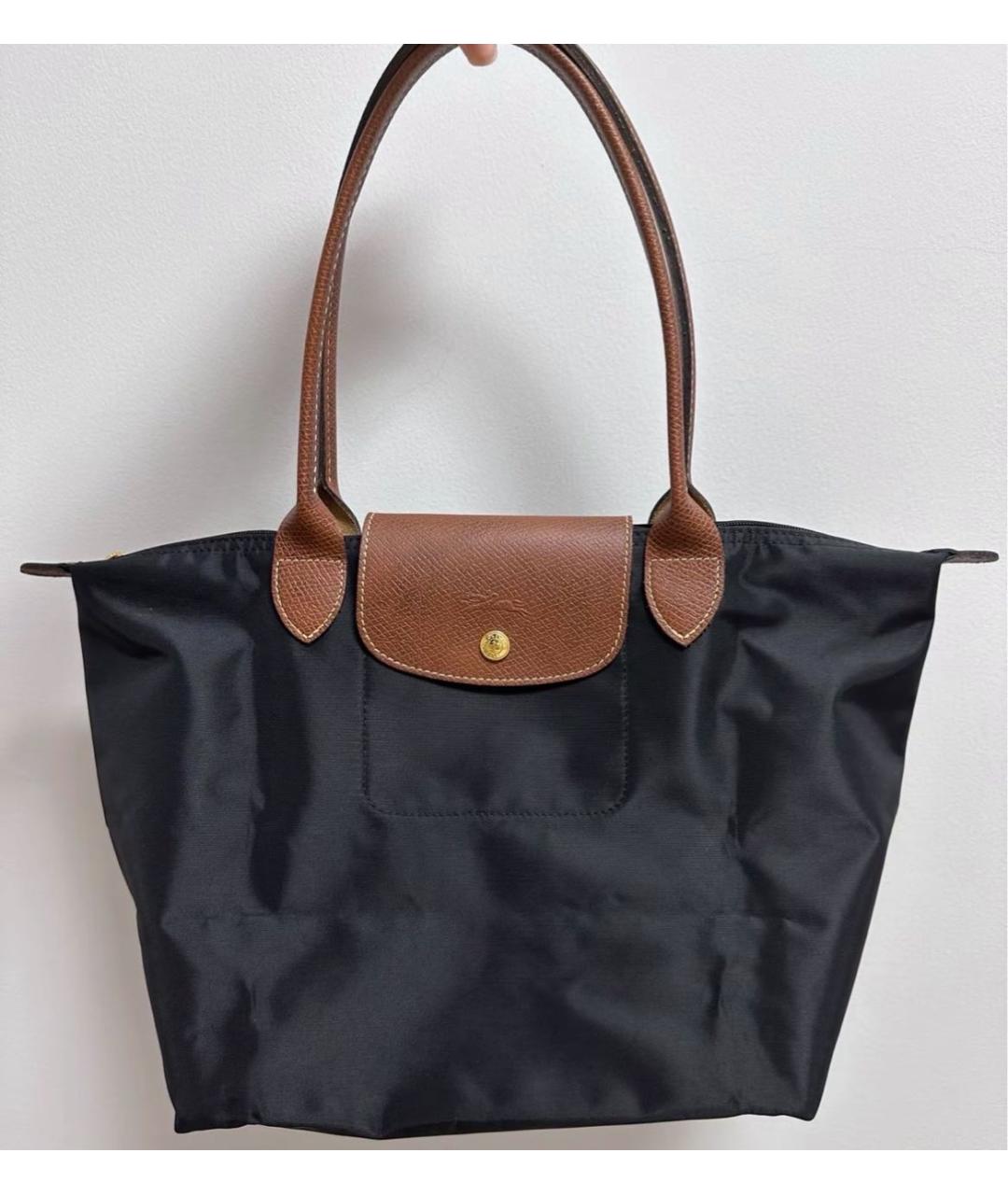 LONGCHAMP Черная сумка тоут, фото 5