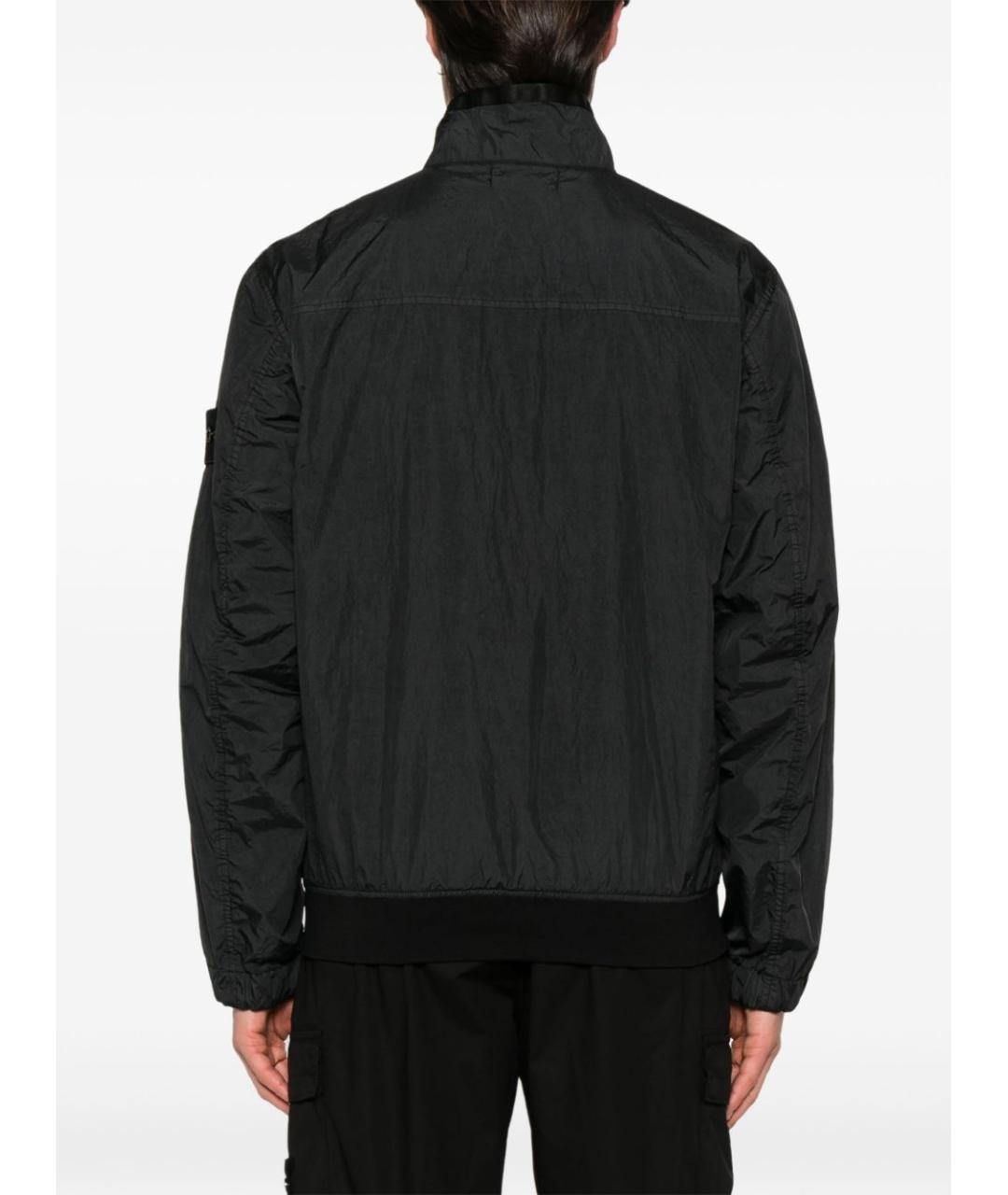 STONE ISLAND Черная полиамидовая куртка, фото 3