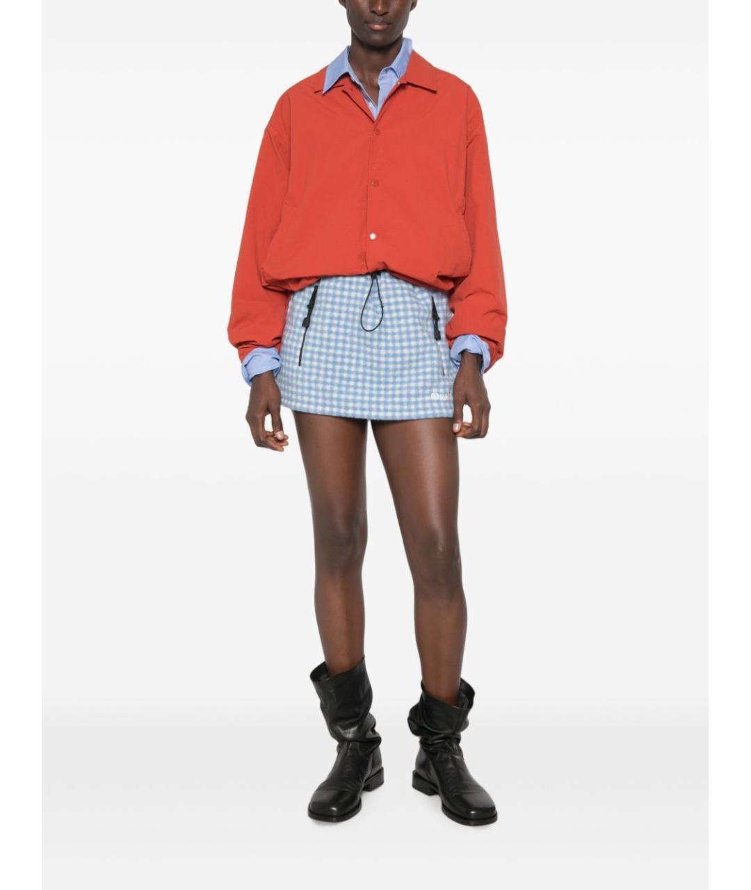 MIU MIU Мульти юбка мини, фото 4