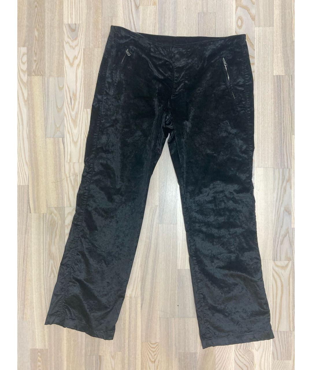 EMPORIO ARMANI Черные вискозные повседневные брюки, фото 8