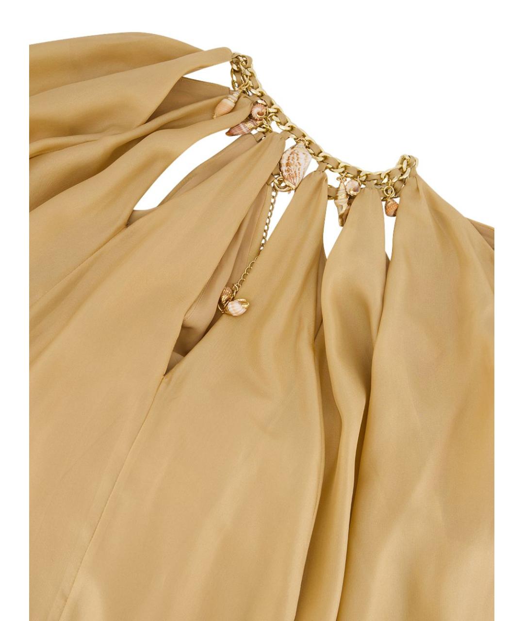 ZIMMERMANN Золотое платье, фото 3