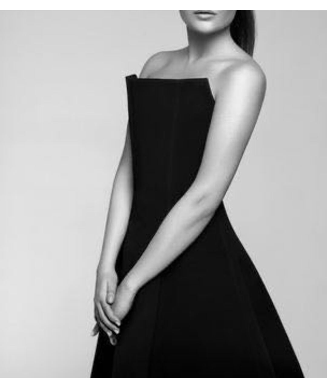 GARETH PUGH Черное полиэстеровое вечернее платье, фото 5