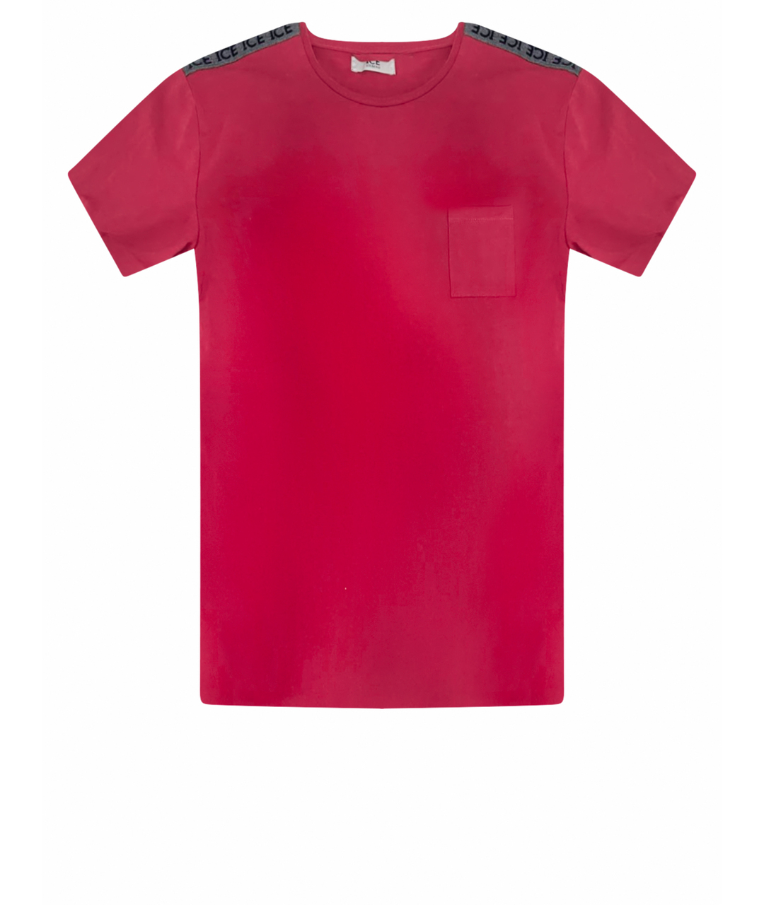 ICEBERG Бордовая хлопковая футболка, фото 1