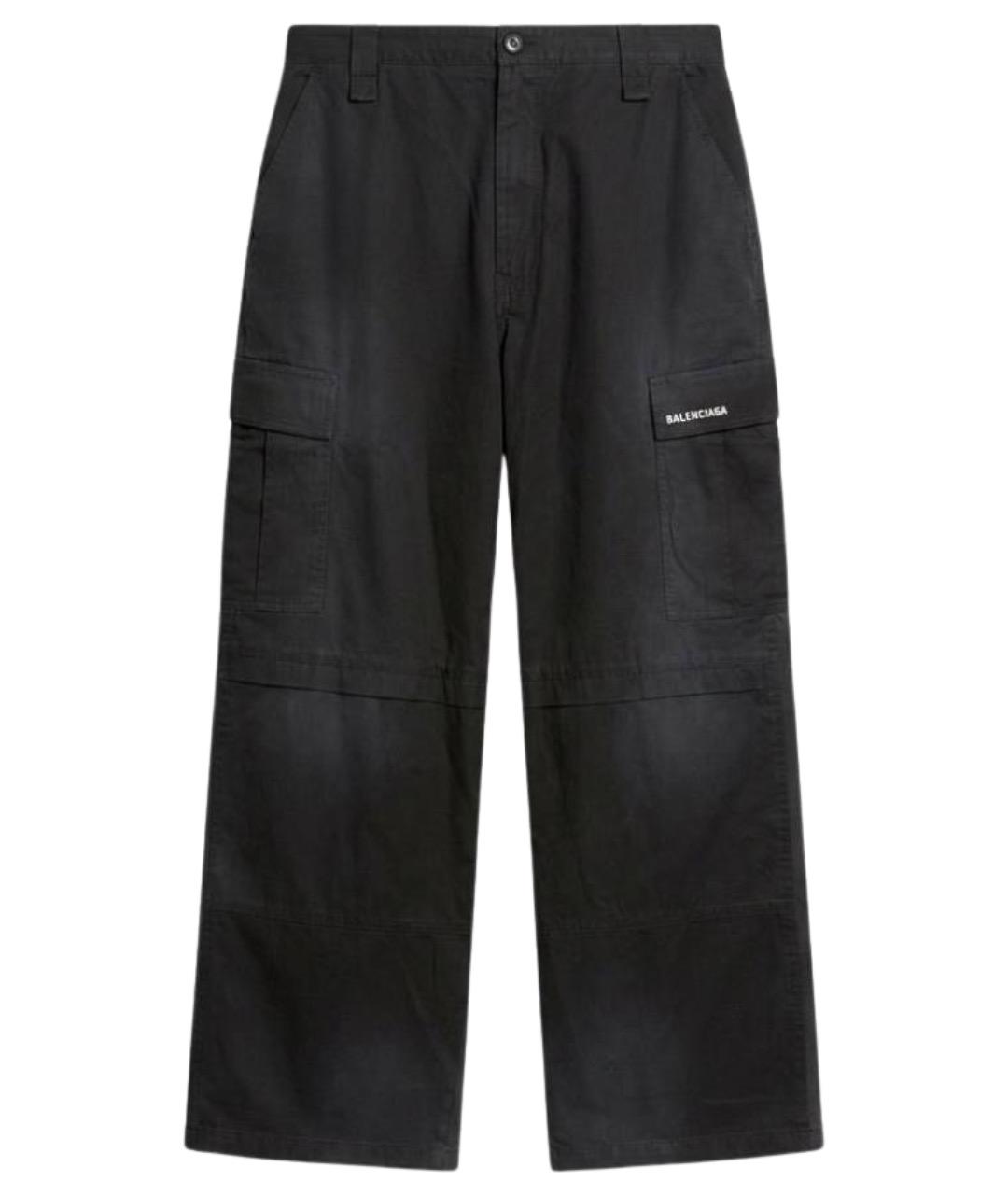 BALENCIAGA Черные повседневные брюки, фото 1