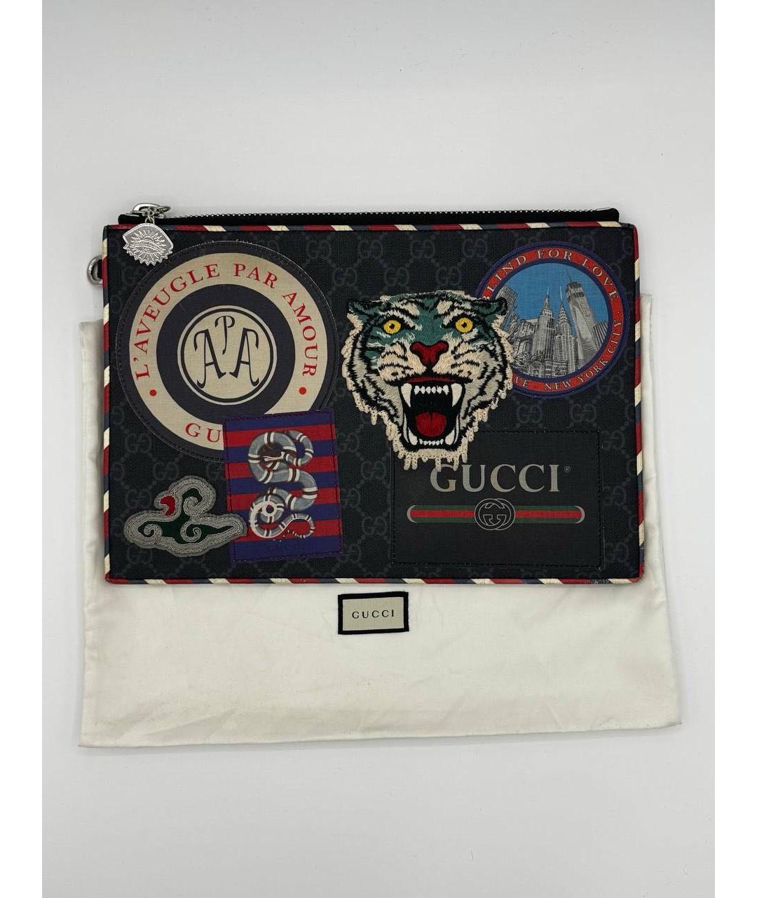 GUCCI Черная папка для документов, фото 6