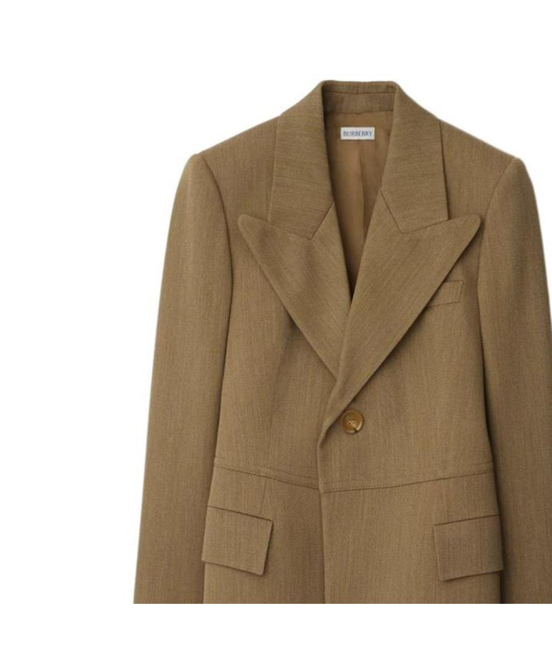 BURBERRY Коричневый жакет/пиджак, фото 2