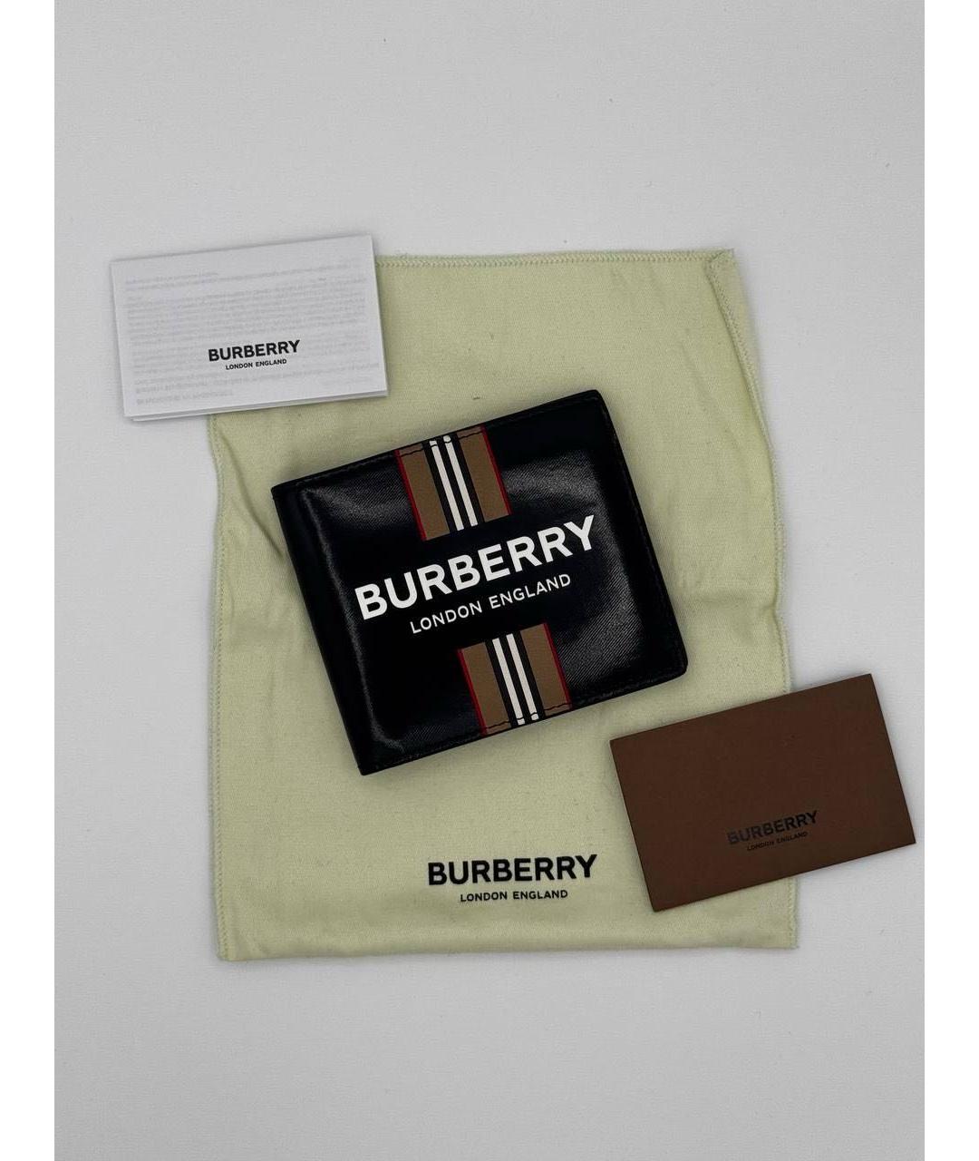 BURBERRY Черный кошелек, фото 6