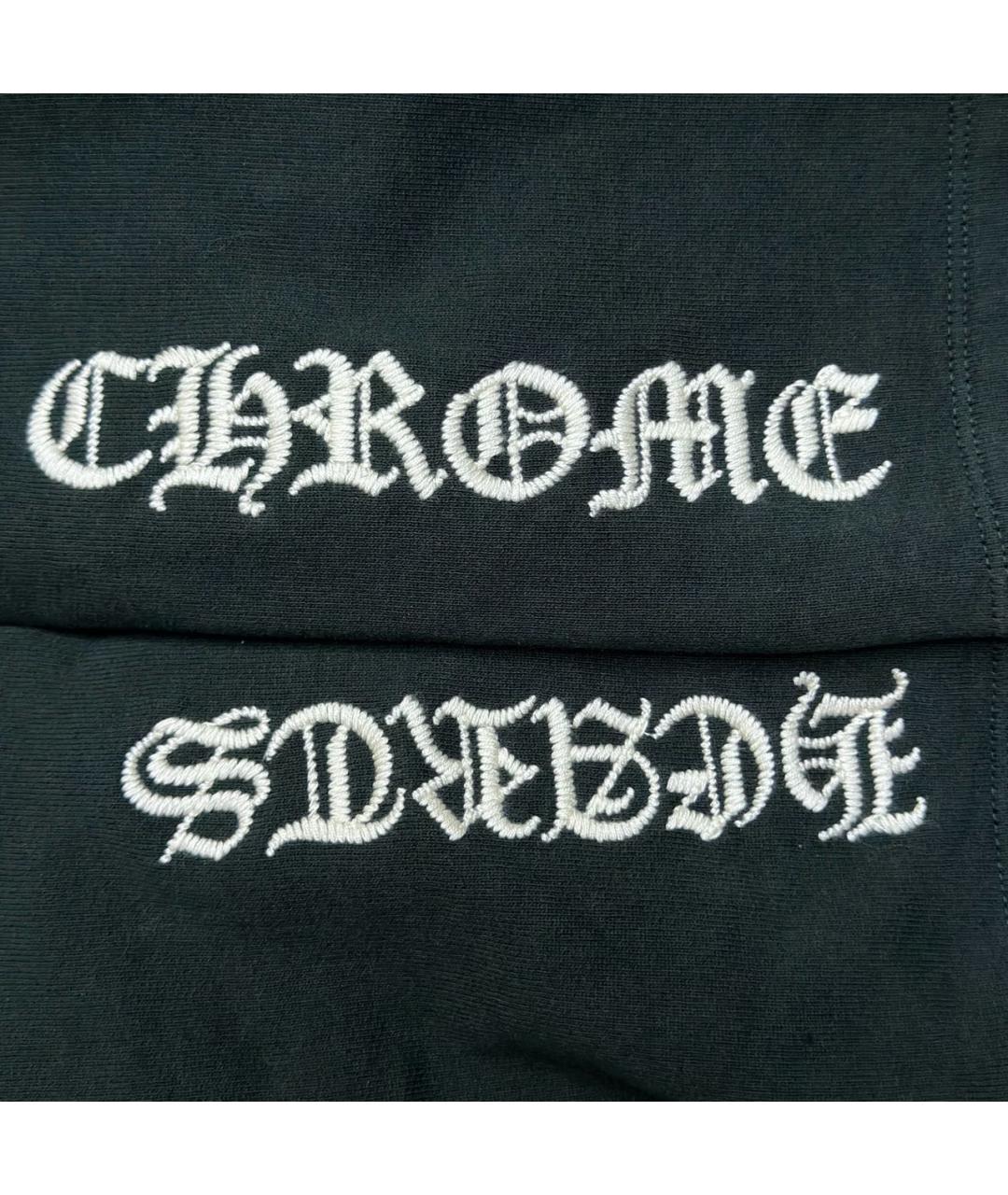 CHROME HEARTS Зеленые хлопковые шорты, фото 3