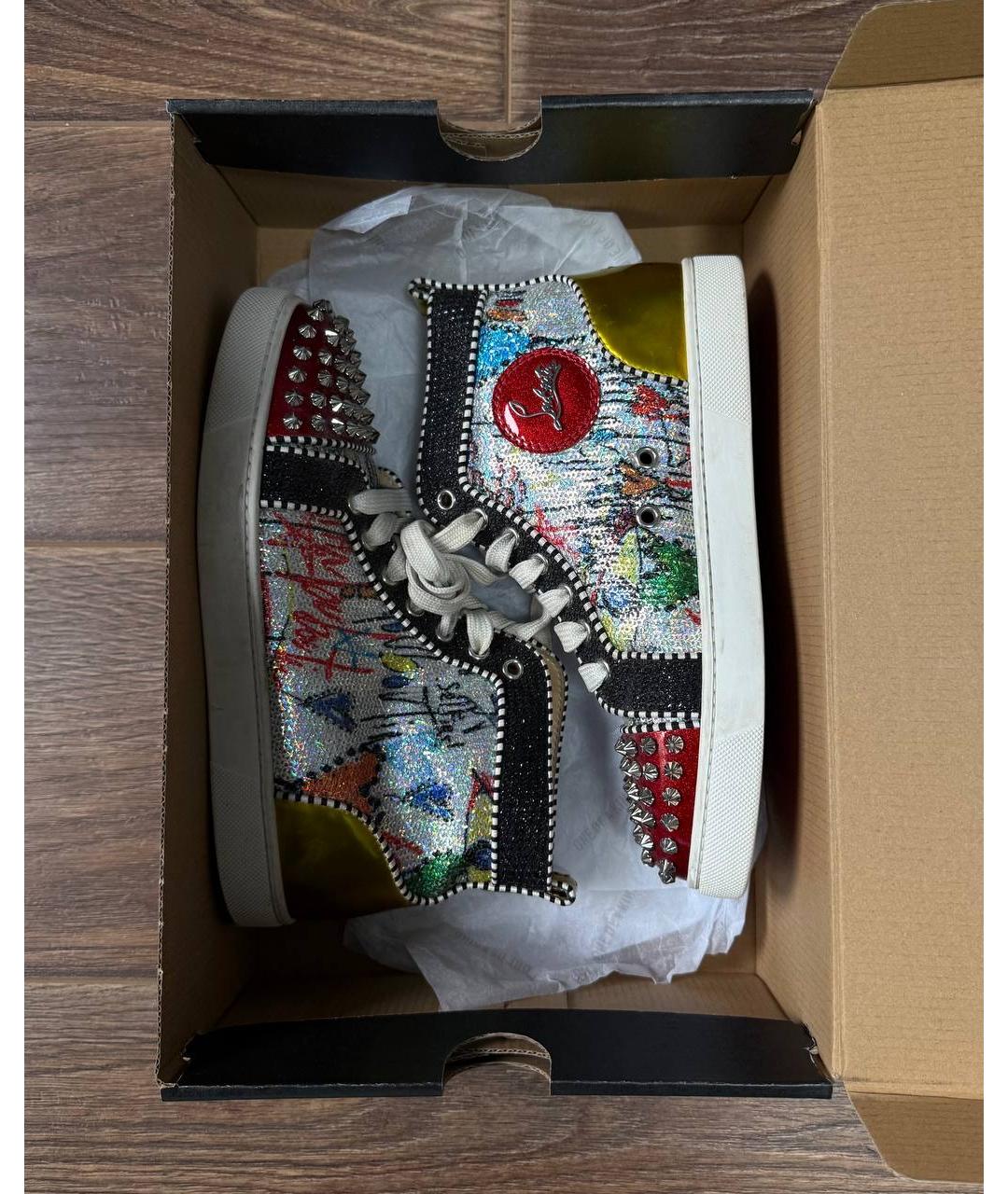 CHRISTIAN LOUBOUTIN Мульти кеды, фото 6