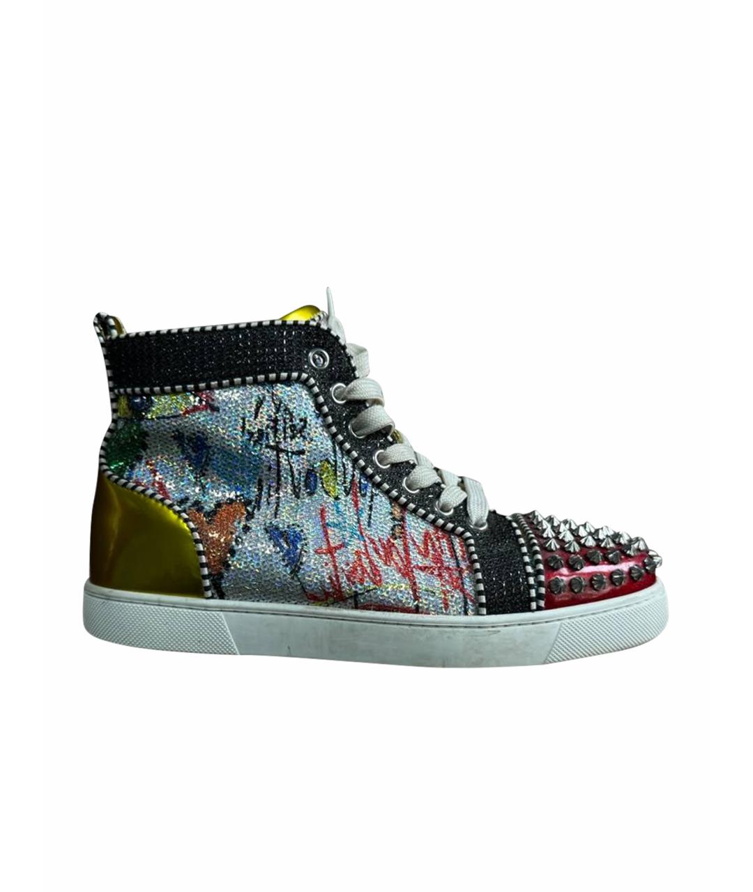 CHRISTIAN LOUBOUTIN Мульти кеды, фото 1