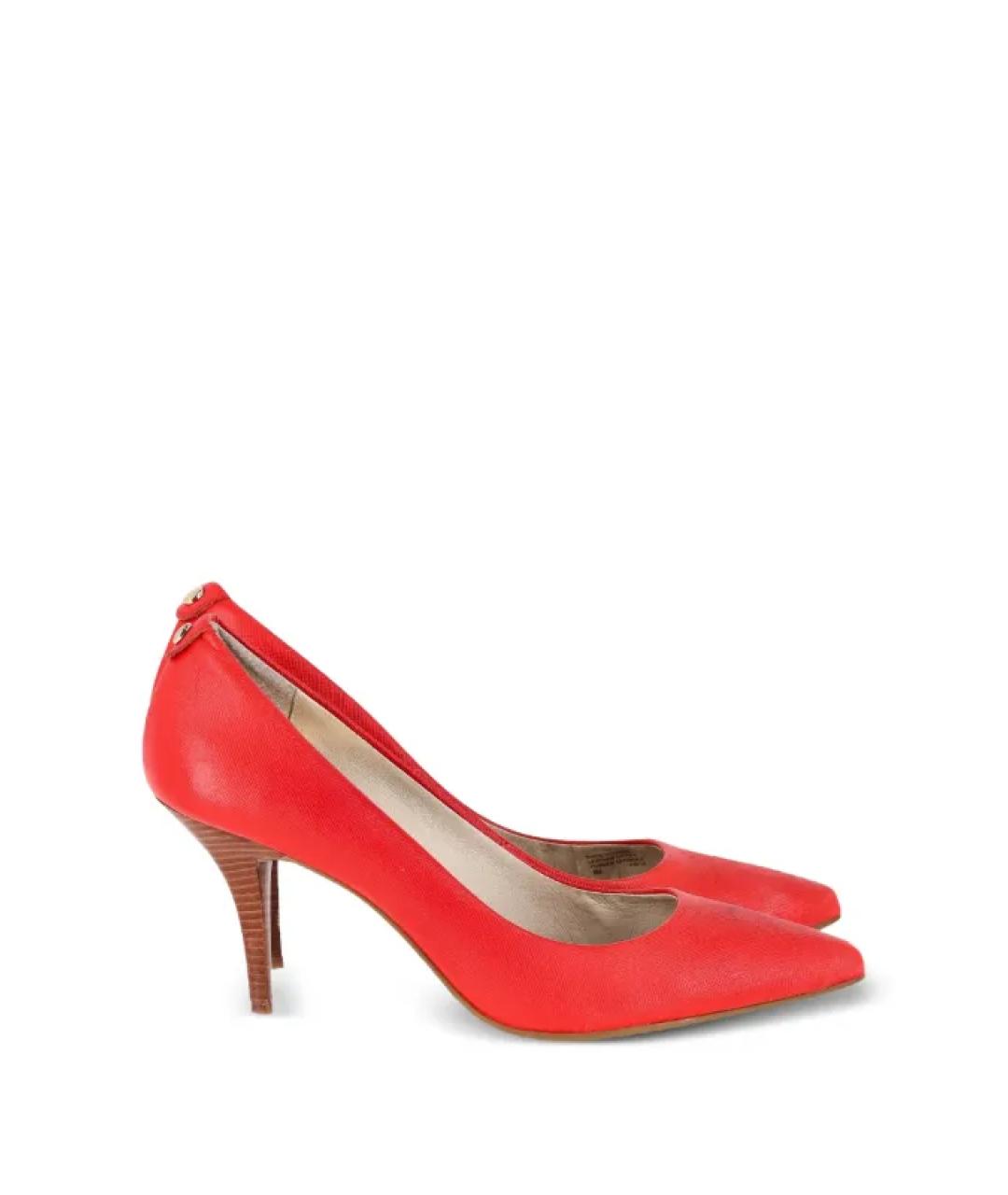 MICHAEL MICHAEL KORS Красные кожаные туфли, фото 10