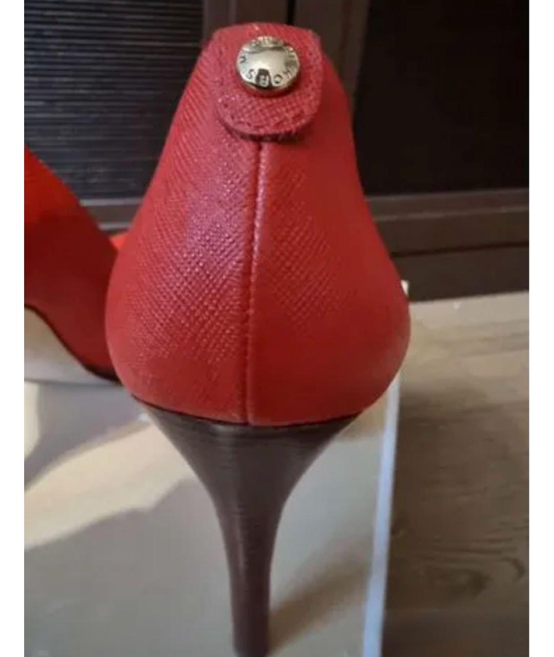 MICHAEL MICHAEL KORS Красные кожаные туфли, фото 8