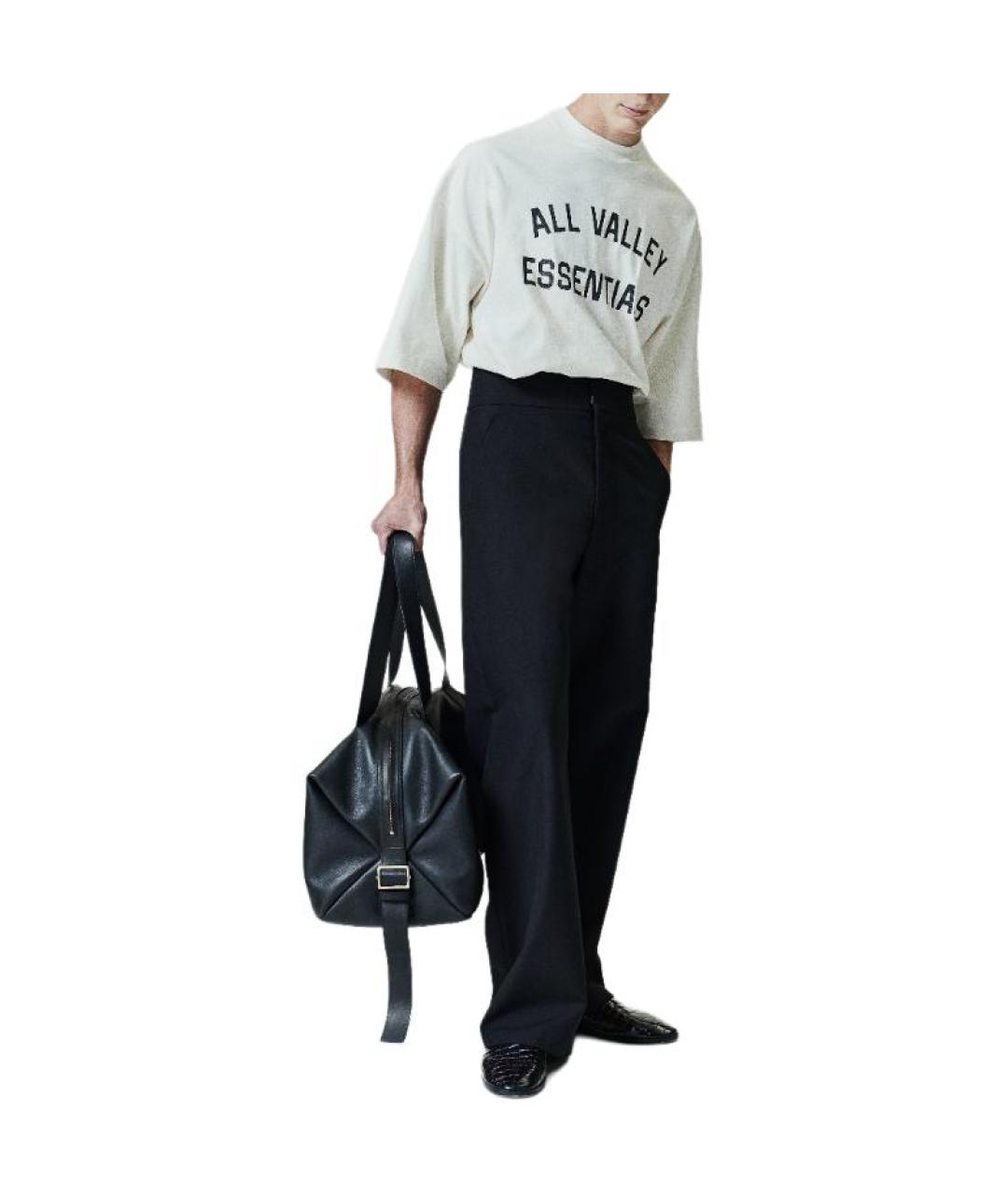 FEAR OF GOD ESSENTIALS Белая хлопковая футболка, фото 4