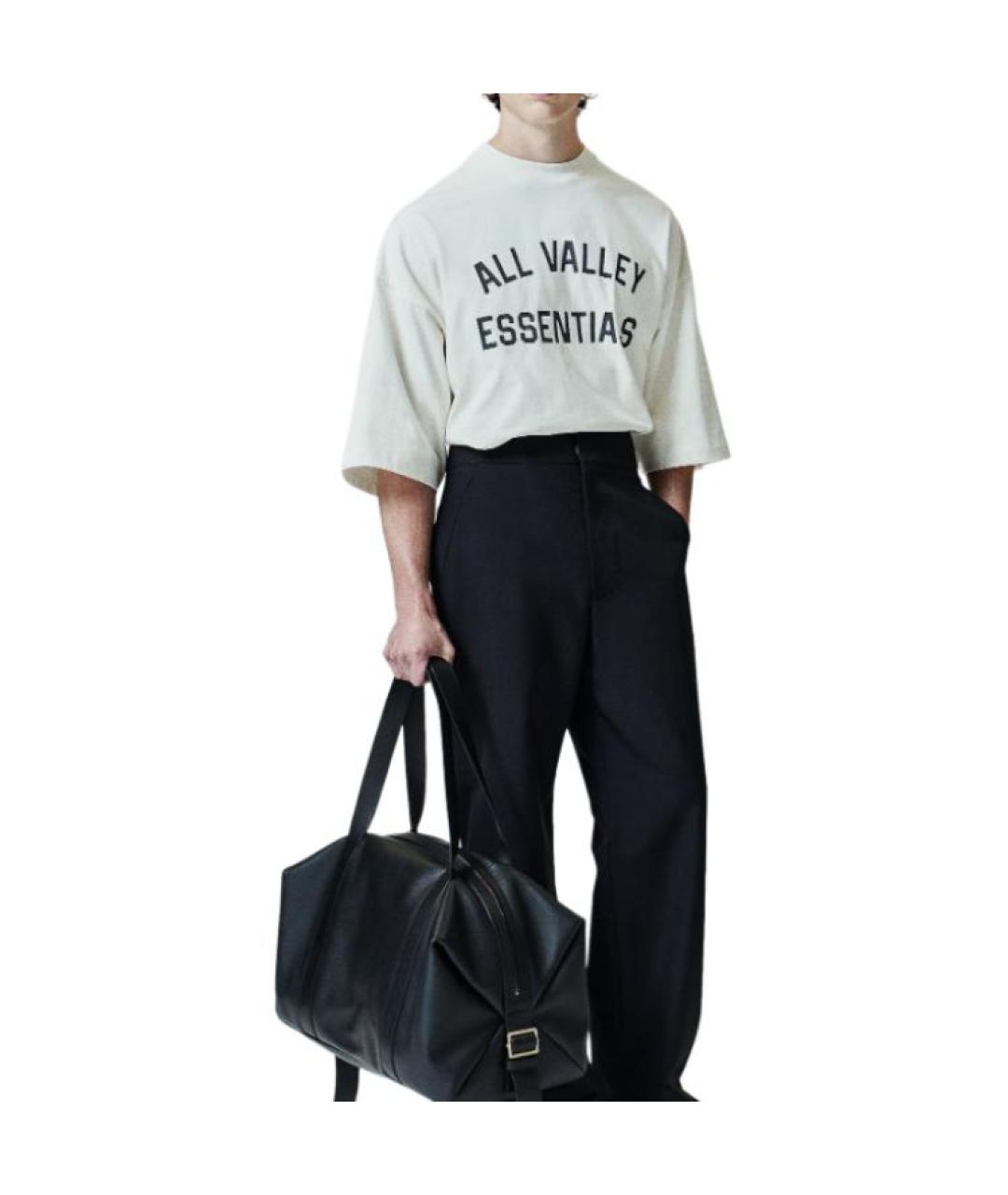 FEAR OF GOD ESSENTIALS Белая хлопковая футболка, фото 3
