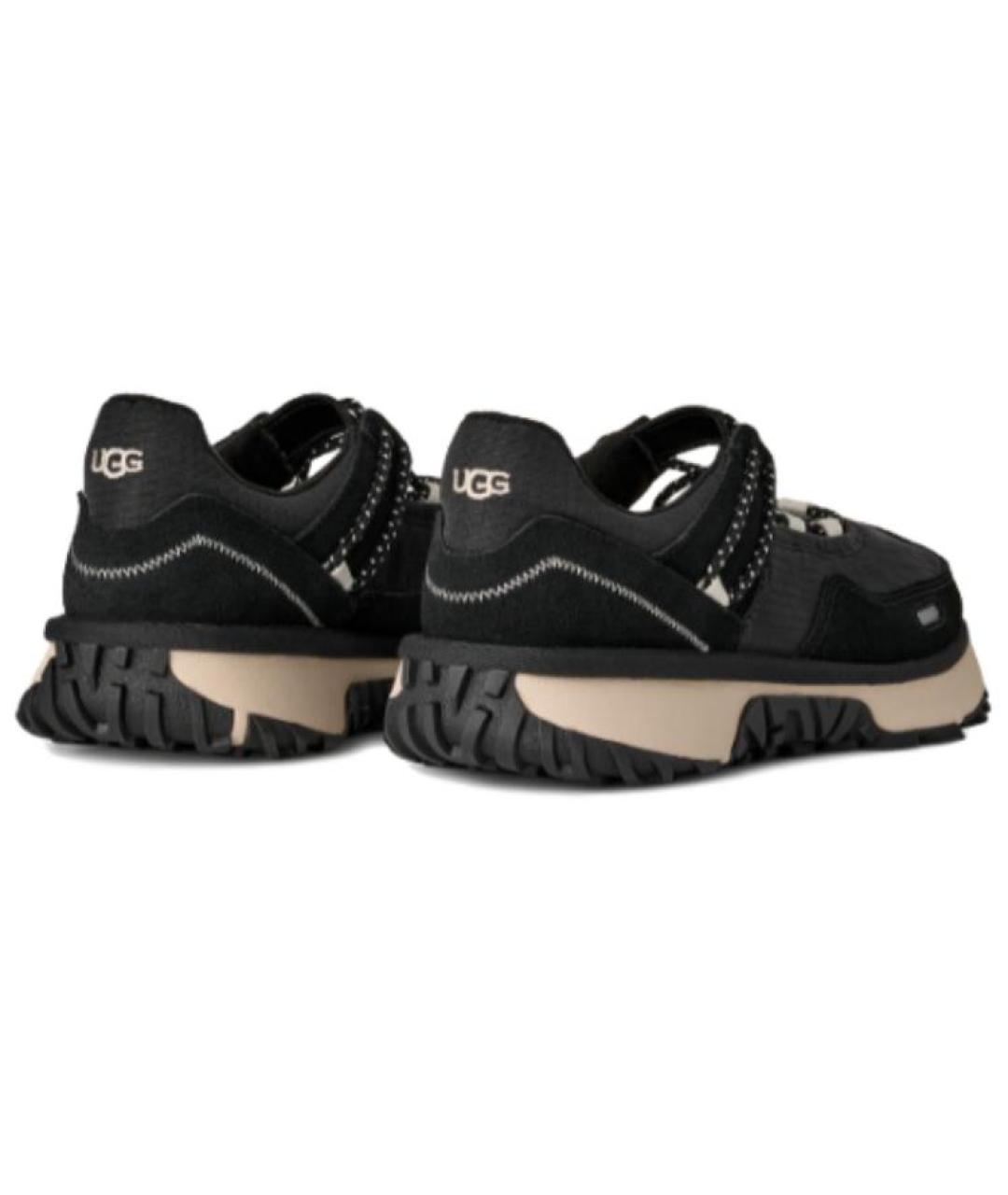 UGG Черные синтетические балетки, фото 3