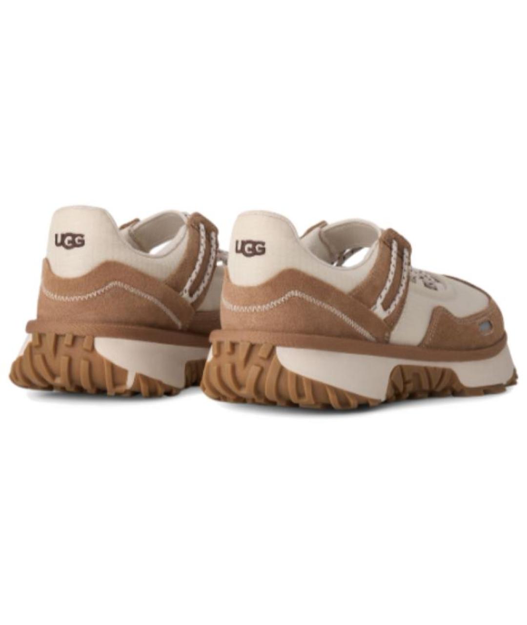 UGG Коричневые синтетические балетки, фото 3