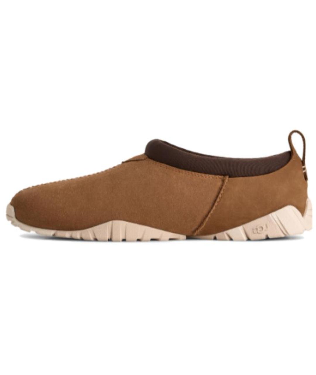 UGG Коричневые замшевые низкие кроссовки / кеды, фото 4