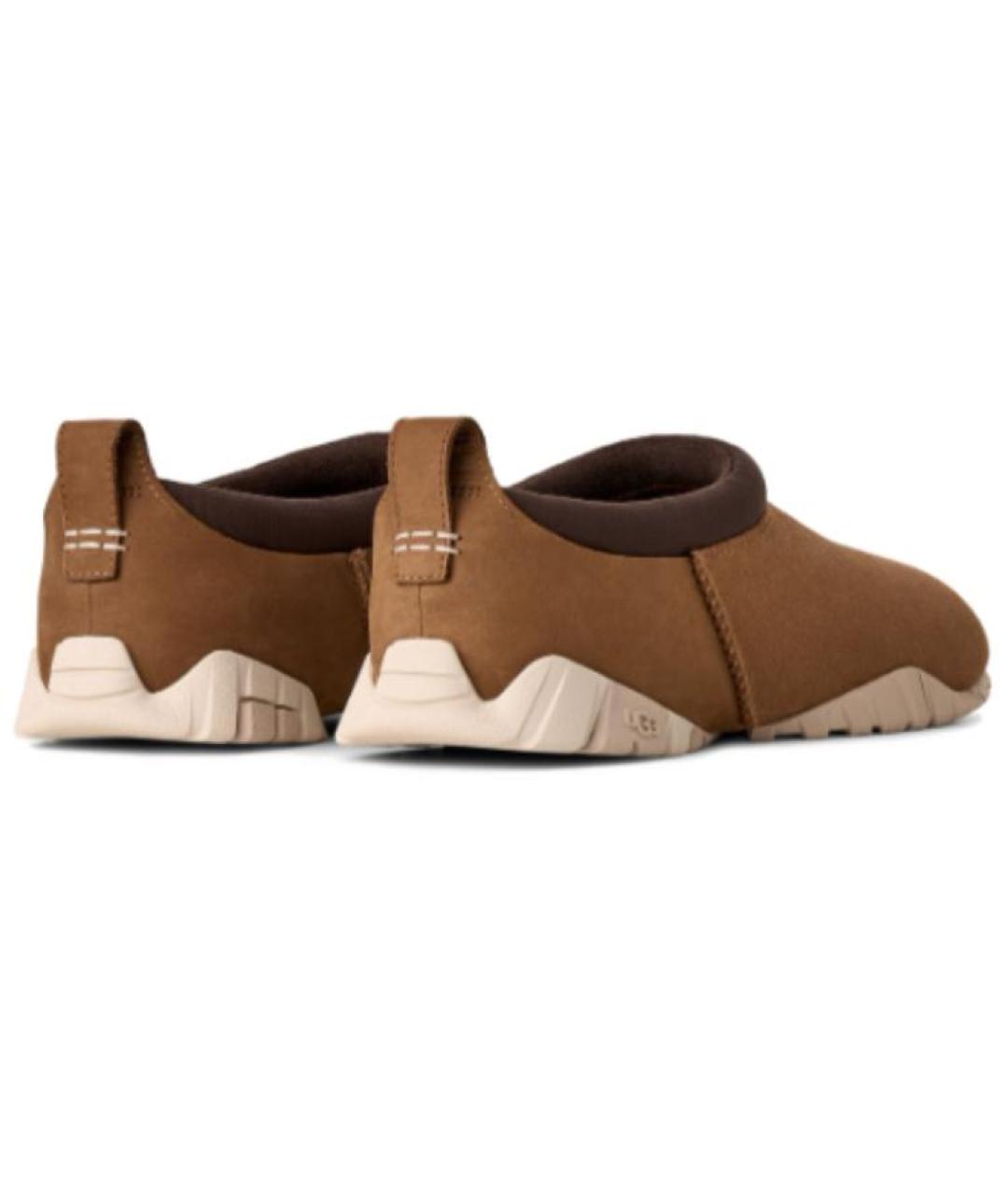 UGG Коричневые замшевые низкие кроссовки / кеды, фото 3